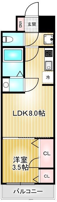 ファステート名古屋駅前アルティス|名古屋市の賃貸ならMy賃貸の間取り|ファステート名古屋駅前アルティス