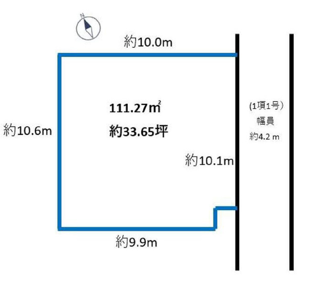 【土地図】 | 熊谷市肥塚 350万 土地
