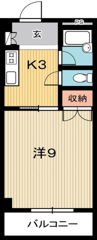 ドミールＩＴＯの間取り|間取り図