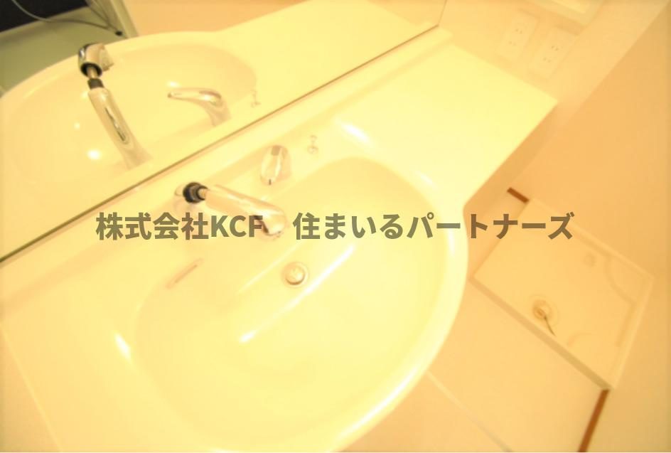 プランドールAの洗面所|広い洗面スペース