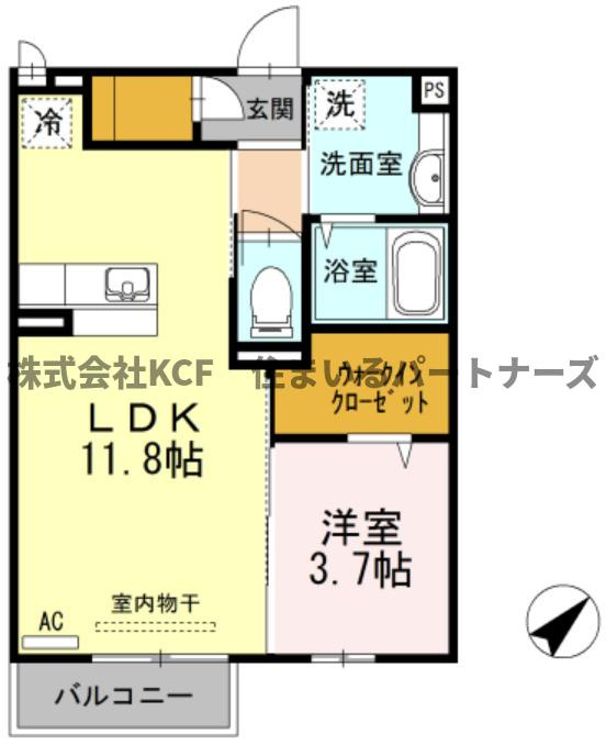 プログレスIB棟の間取り