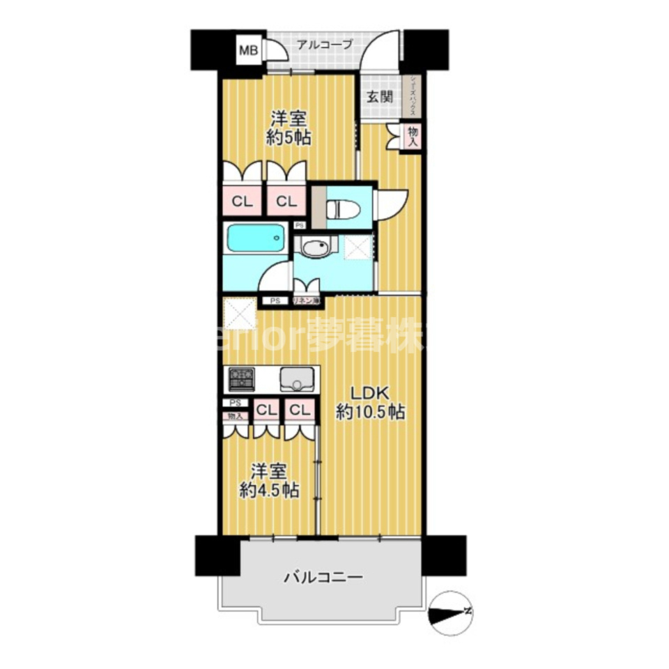 大津市におの浜３丁目の中古マンション