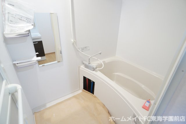 熊本市北区清水万石５丁目のアパートの浴室