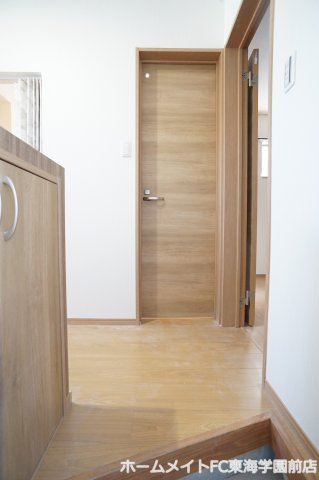 熊本市北区清水万石５丁目のアパートの玄関