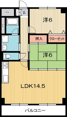 リップルガーデンⅠの間取り|間取り図