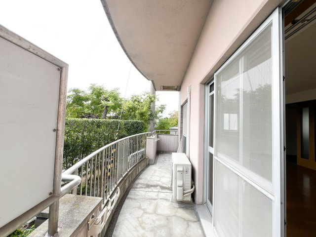 リップルガーデンⅡのバルコニー