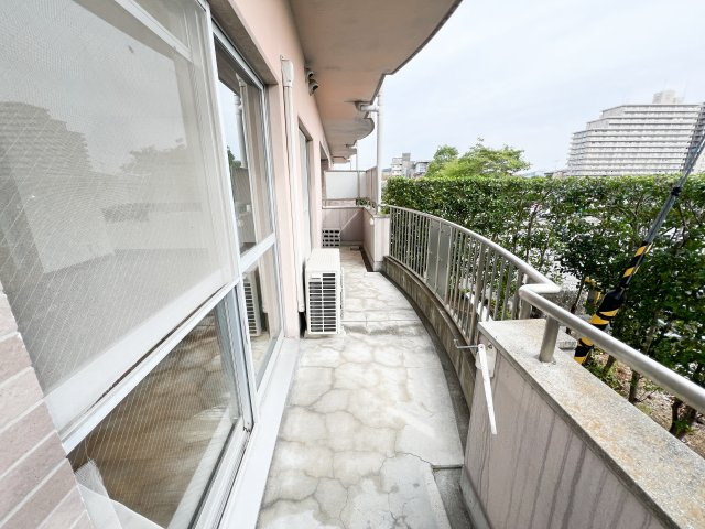 リップルガーデンⅡのバルコニー