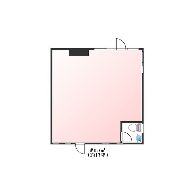 岐阜市敷島町９丁目の店舗事務所の間取り