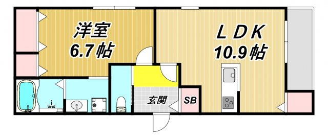 リリーコートの間取り