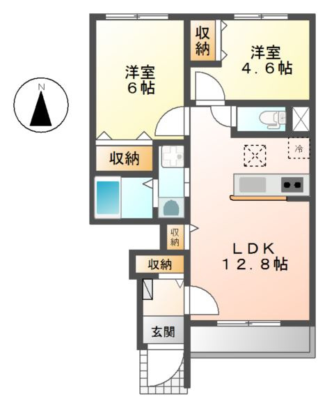 プログレスⅡの間取り