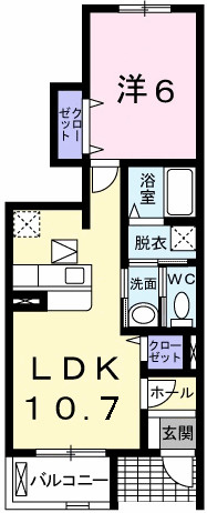 ベル　アンジュの間取り