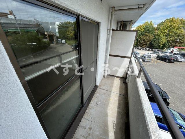 サンシャビルのバルコニー