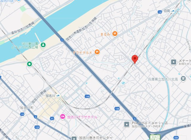 加古川市加古川町中津　中古戸建の地図