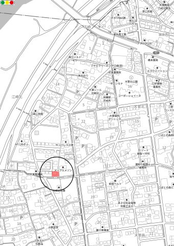 中古住宅　江崎北の地図