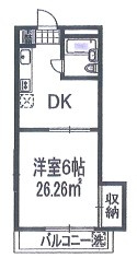 日関パレスの間取り
