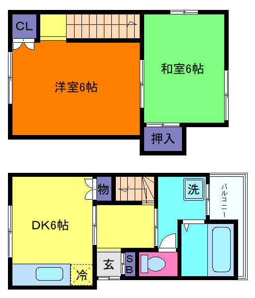 坂東ハウスⅡの間取り