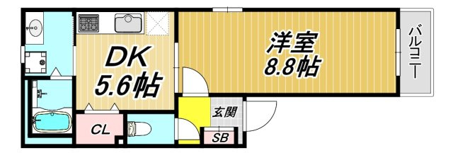モデルノリヴァーの間取り