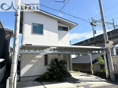 【外観】 | 明石市大久保町谷八木　一戸建て | 南側ひな段の為、陽当たり通風良好♪