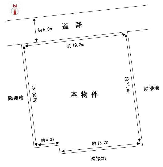 丸亀市前塩屋町一丁目土地の土地図