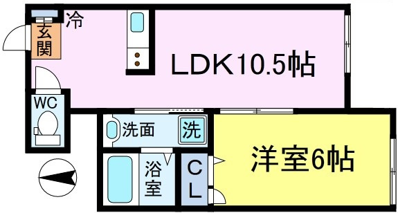 ステラート中央の間取り