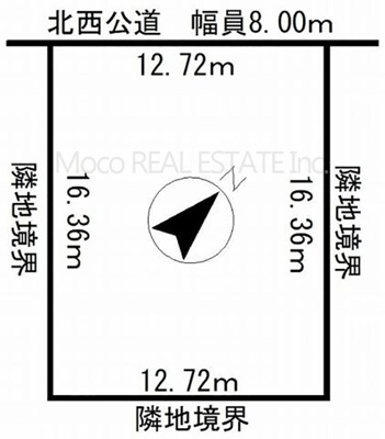 【区画図】 | 北見市小泉新築住宅