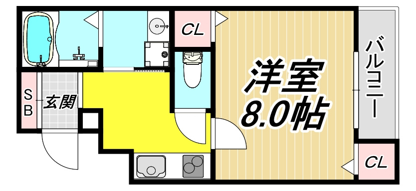 フジパレス塚口本町Ⅰ番館の間取り