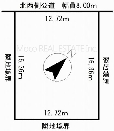【区画図】 | 北見市小泉新築住宅