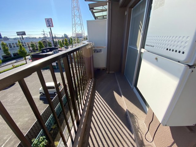 セザール喜多山のバルコニー|陽当り良好なバルコニーです♪洗濯物が良く乾きます。
