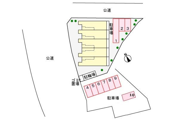ウィステリア　　刈谷市近郊の賃貸はクラスホームの駐車場