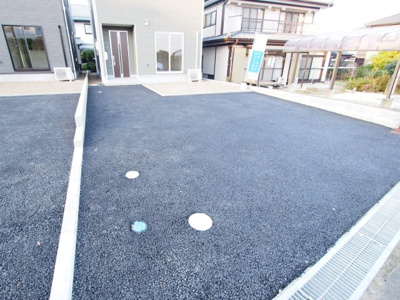 【駐車場】 | Cradle garden　二本松市智恵子の森第１　２号棟