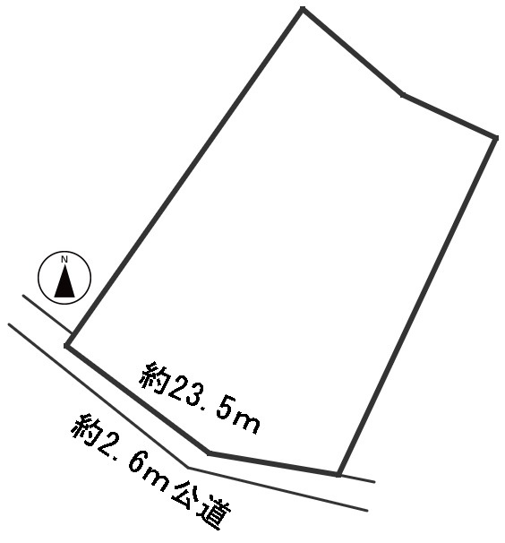 ６１４４８　瑞穂市七崎土地の区画図