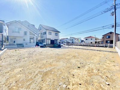 【外観】 | ◆茅ヶ崎土地分譲／残り２区画／建築条件なし／茅ヶ崎市中島＜52-3＞ | 区画②：南道路整形地で陽当たり良好♪