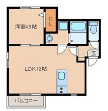 【間取り】 | プルデント美野島　★プライスホームなら仲介手数料0円です★