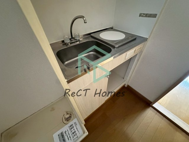 リッチウォーク市役所前 B棟のキッチン