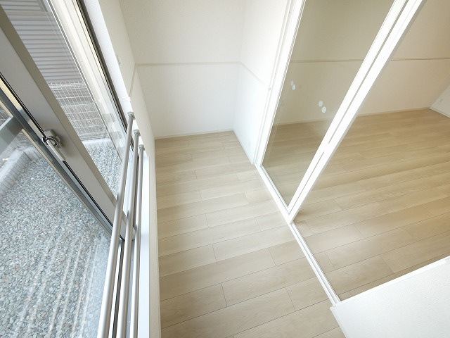 ミルキーコートのバルコニー|広々としたバルコニーです