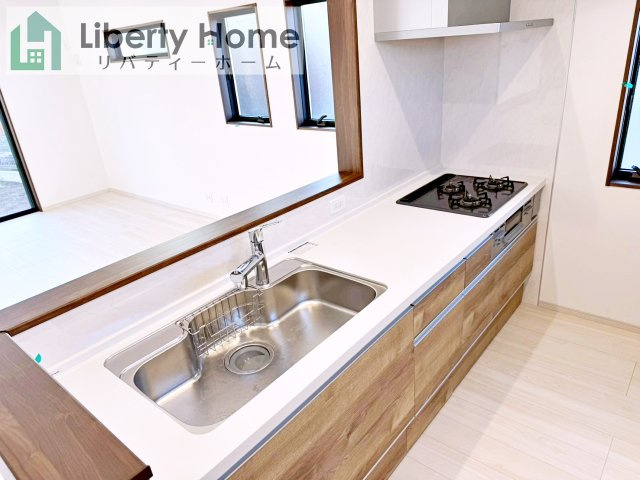 坂東市沓掛23-P1　19号棟　新築戸建のキッチン