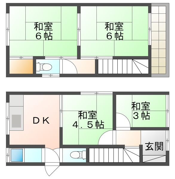 東垂水３丁目戸建の間取り