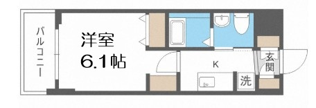 【間取り】 | エステムプラザ難波WESTリバークロス