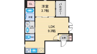 【間取り】 | アルカーサ道徳新町 | 略図の為、現状優先