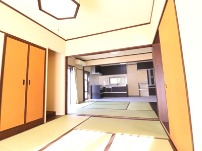 【和室】 | 岡崎市箱柳町字東ノ元　戸建 | 1階世帯用：和室+DK