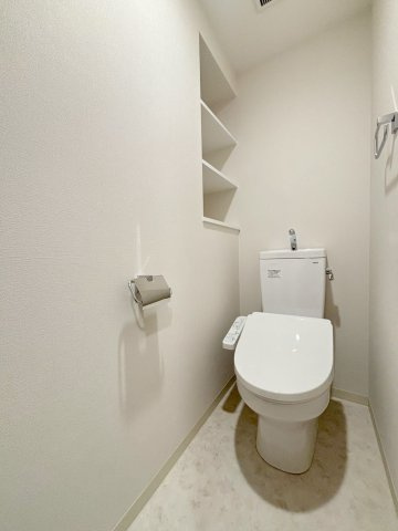 「防音マンション」Ｌｉｂｅｒｔｅ沼袋のトイレ|落ち着いたトイレです