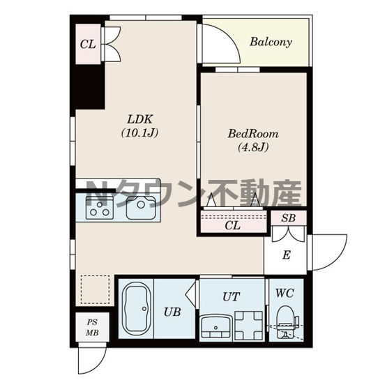 【間取り】 | セントフィオーレ新栄 | 間取りです