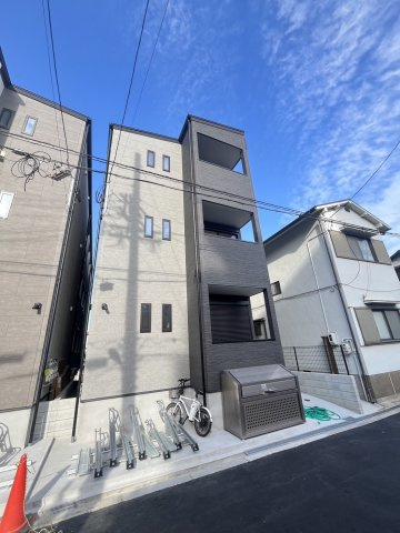 大阪市西淀川区姫島４丁目のアパートの外観|おしゃれな外観です