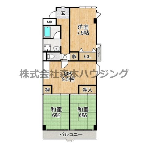 【間取り】 | 　サンフェリカ