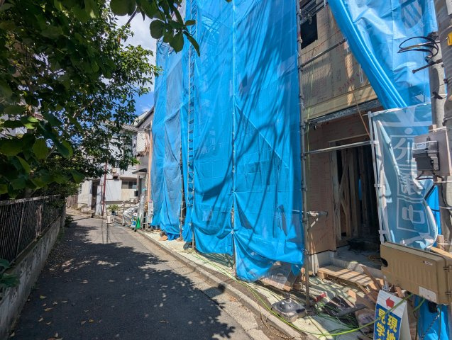 墨田区墨田２丁目新築戸建の前面道路含む現地写真