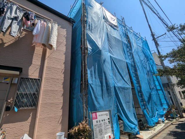 墨田区墨田２丁目新築戸建の前面道路含む現地写真
