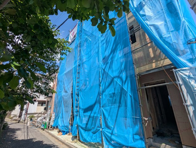 墨田区墨田２丁目新築戸建の前面道路含む現地写真