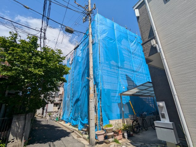 墨田区墨田２丁目新築戸建の前面道路含む現地写真