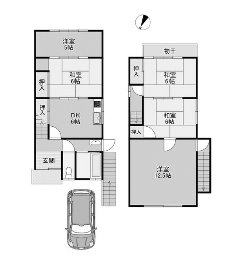 【間取り】 | 大原野南春日町　一戸建