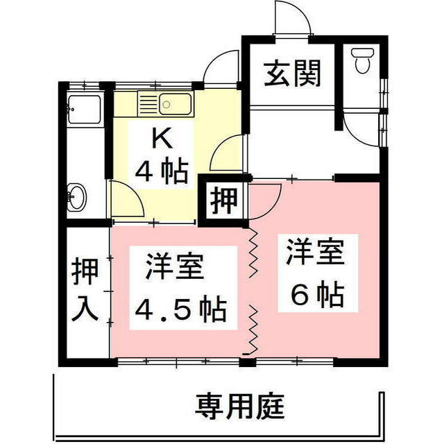 杉山住宅(黒野南)の間取り